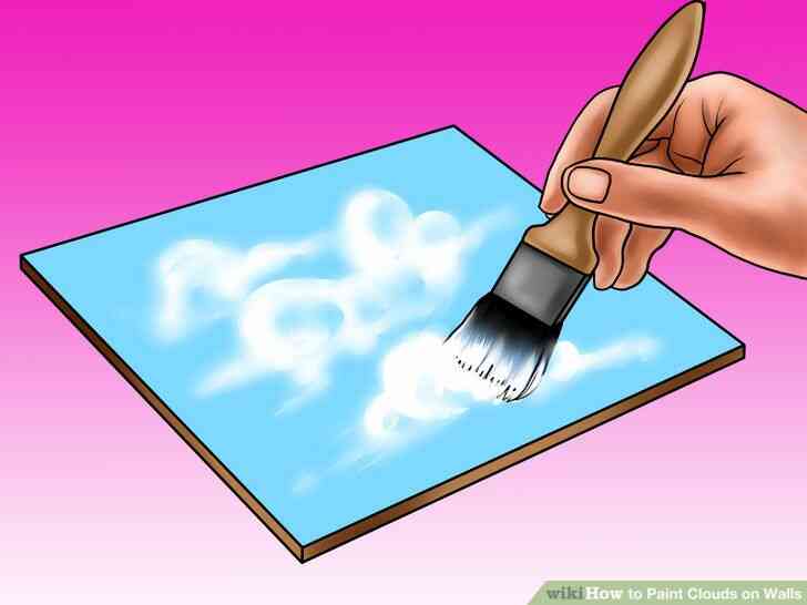 Image intitulée Peinture Nuages sur les Murs de l